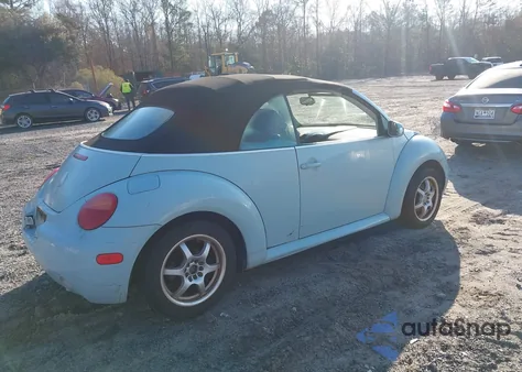 2004 Volkswagen New Beetle Gl from USA, damaged, VIN 3VWBM31YX4M336810